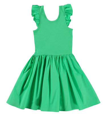 Molo jurk fel groen korte mouw jersey