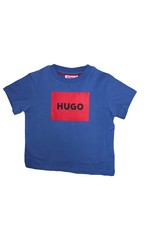 Hugo gilet rits kap cobalt logo Hugo