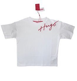 Hugo t-shirt wit logo print Hugo