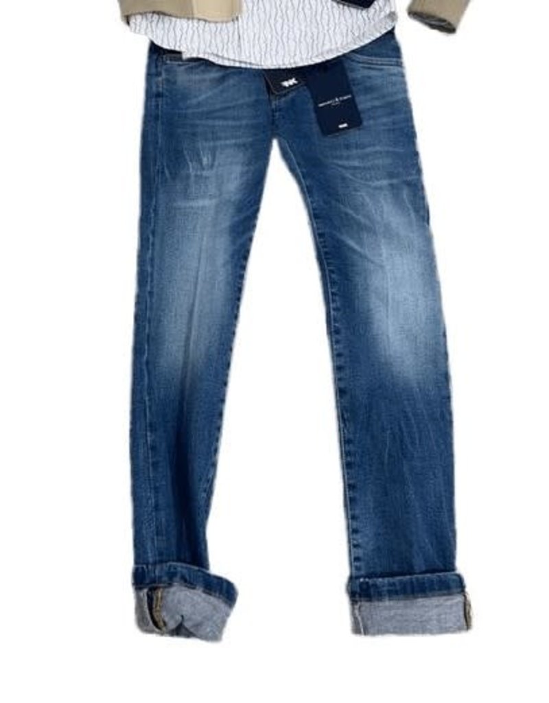 Manuell&Frank jeans broek midblauw