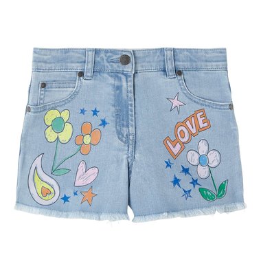 Stella McCartney short jeans print kleur