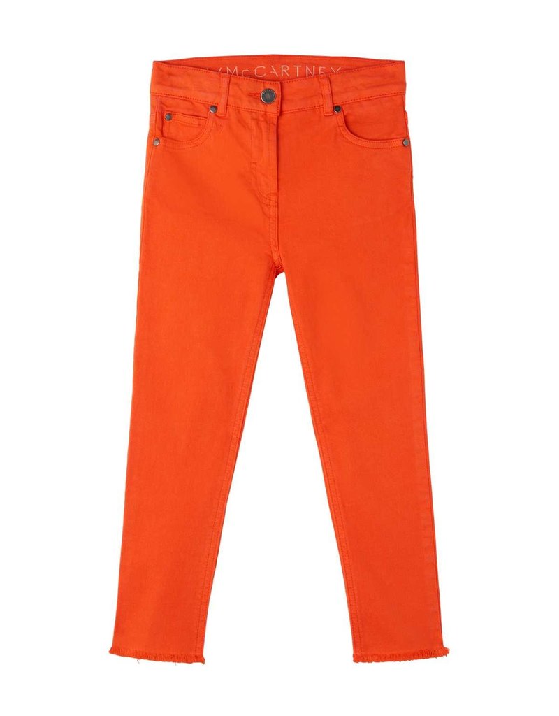 Stella McCartney broek coraalrood stretch