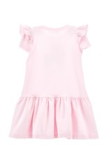 Monnalisa jurk roze jersey fairytale tinkerbel