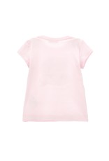 Monnalisa t-shirt roze konijn pailletten