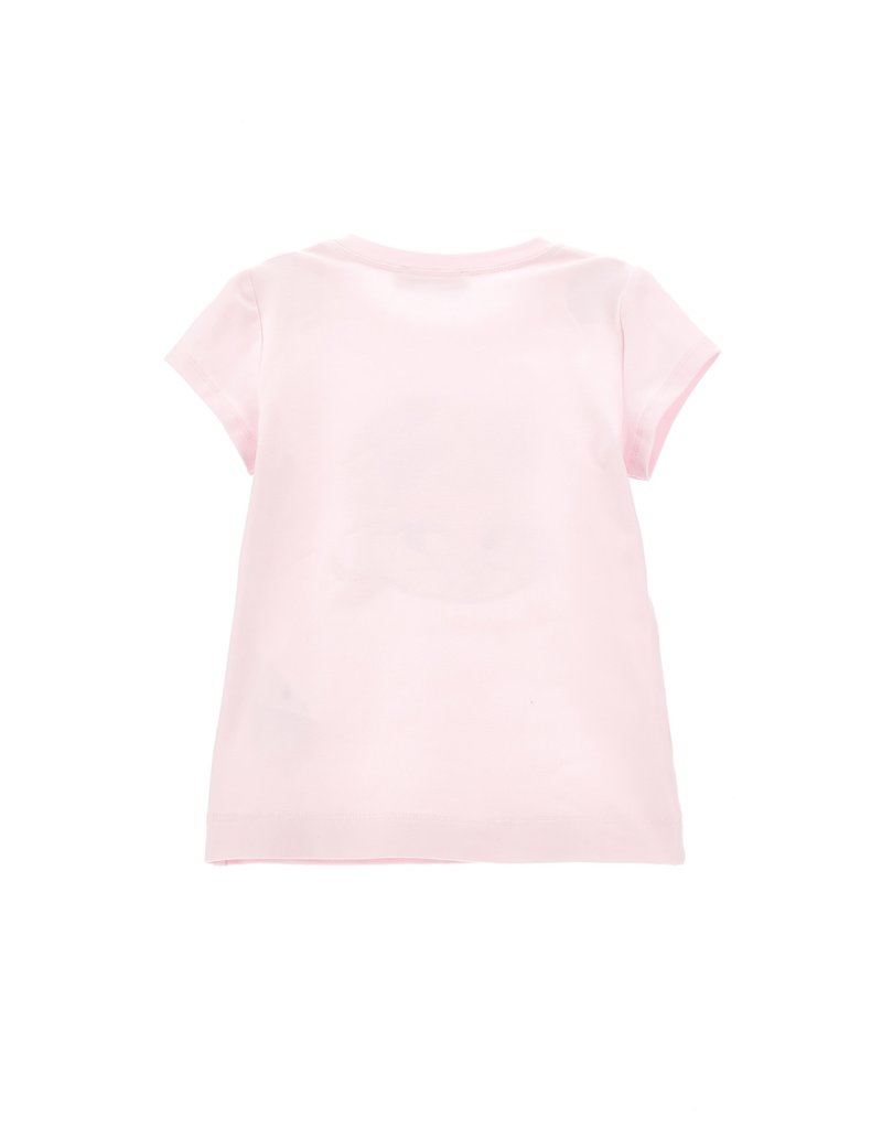 Monnalisa t-shirt roze konijn pailletten