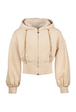 Elsy gilet kap creme goud