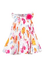Elsy jurk plisse multicolor