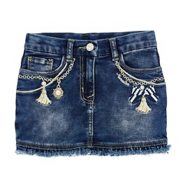 Monnalisa rok jeans stone denim