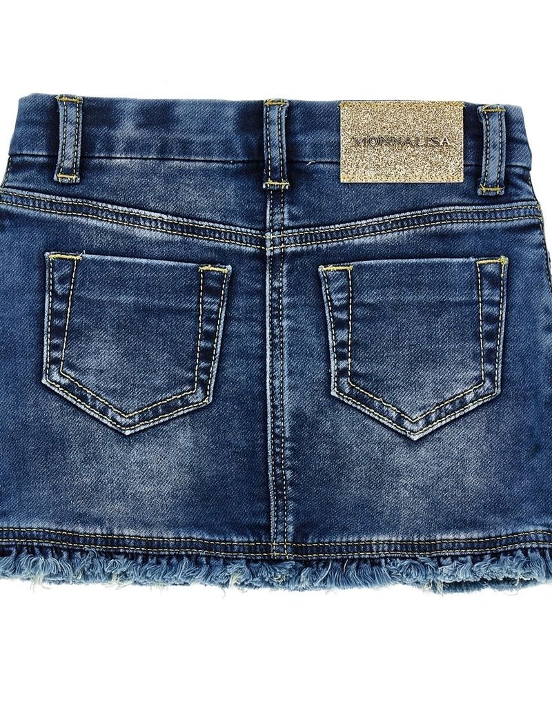 Monnalisa rok jeans stone denim