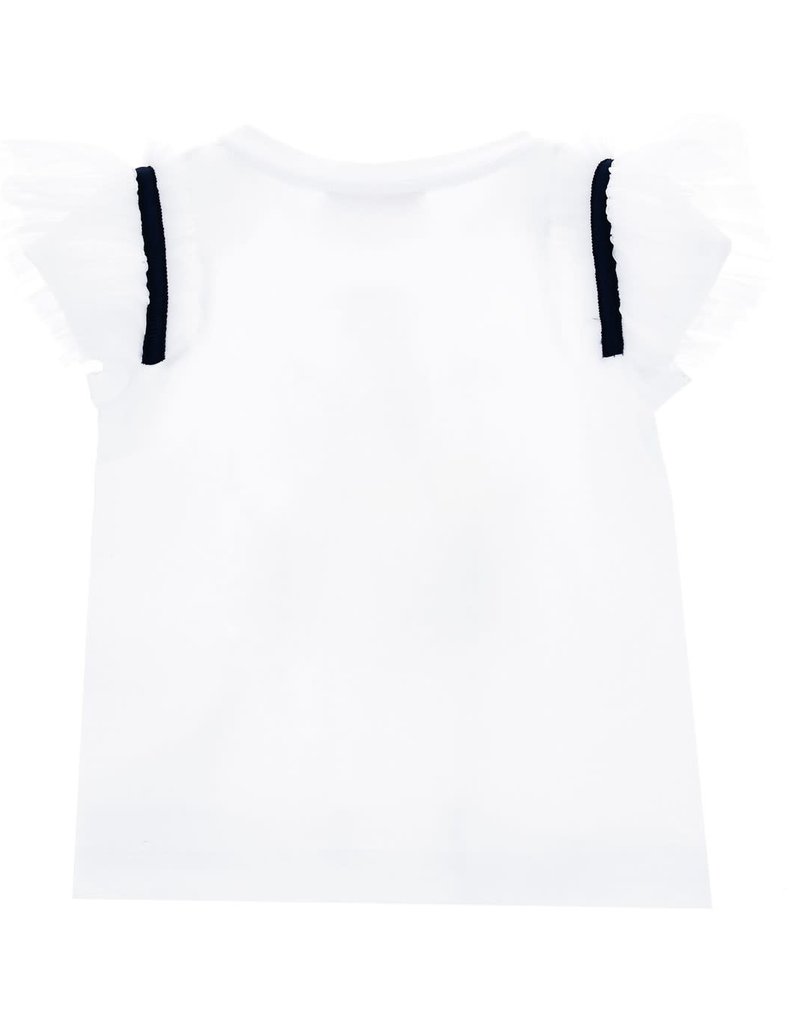 Monnalisa T-shirt wit meisje pet