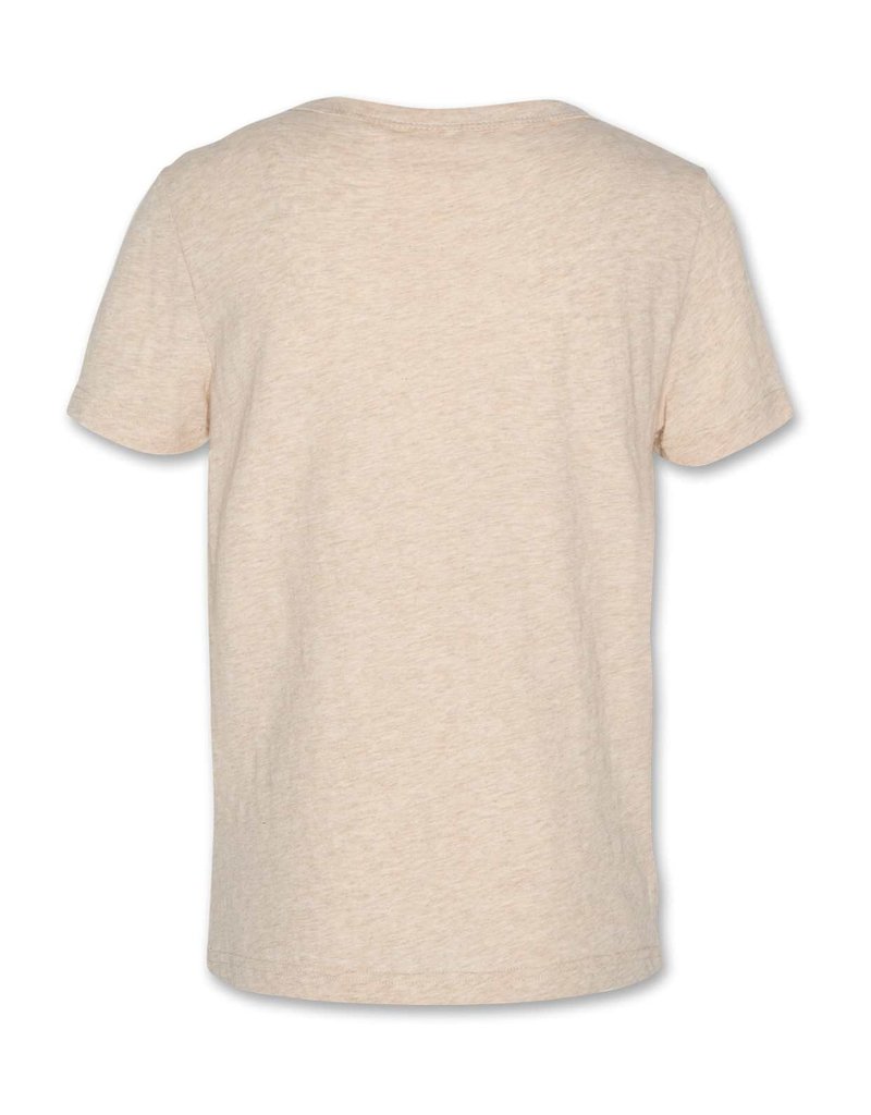 Ao76 t-shirt licht beige  surfclub mat
