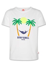 Ao76 wit t-shirt mat stay chill