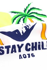 Ao76 wit t-shirt mat stay chill