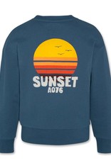 Ao76 Jeans blauwe sweater sunset zachary