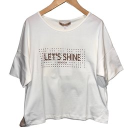 Kocca T-shirt ecru let's shine Bawis