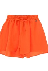 Dixie short wijd oranje rood