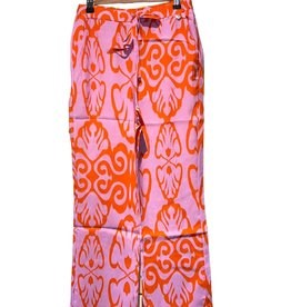 Imperial broek multicolor oranje paars