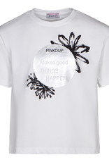 Pinko Up t-shirt wit print zwart grijs