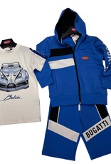 Bugatti kobalt en donkerblauw joggingshort