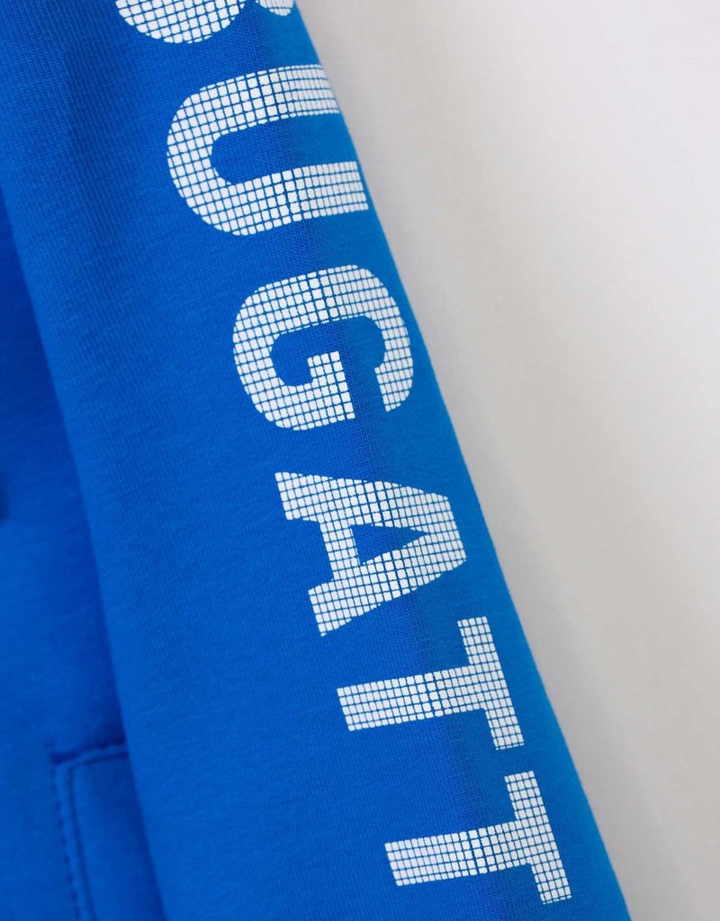 Bugatti kobalt blauwe hoodie joggingsweater