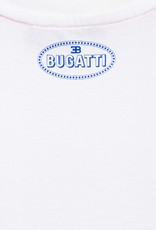 Bugatti wit t-shirt km en blauwe  autoprint