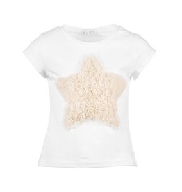 Elsy t-shirt ecru ster beige