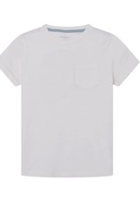 Hackett t-shirt effen wit pocket