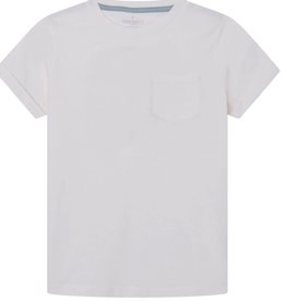 Hackett t-shirt effen wit pocket