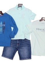 Hackett t-shirt effen wit pocket