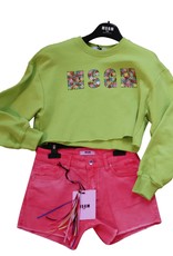 MSGM sweater cropped lime