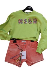 MSGM sweater cropped lime