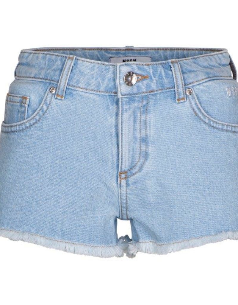 MSGM short stretch licht jeans denim