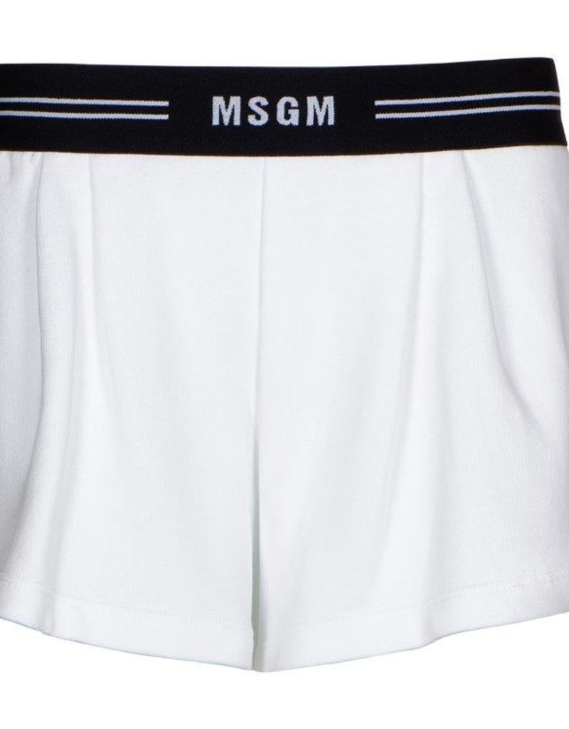 MSGM t-shirt wit logo bloemetje