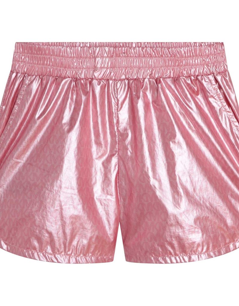 Michael Kors short mettalic roze