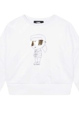 Karl Lagerfeld sweater wit foto Karl pop