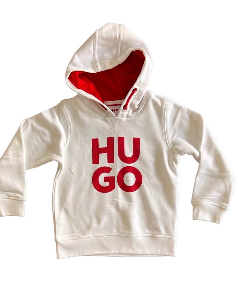 Hugo sweater kap wit logo