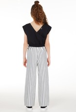 Liu Jo jumpsuit zwart broek streep wit zwart