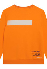 Karl Lagerfeld sweater oranje logo zwart