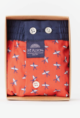 Mc Alsonboxershort rood met surfer blauw