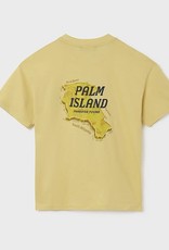 Mayoral t-shirt beige palm island