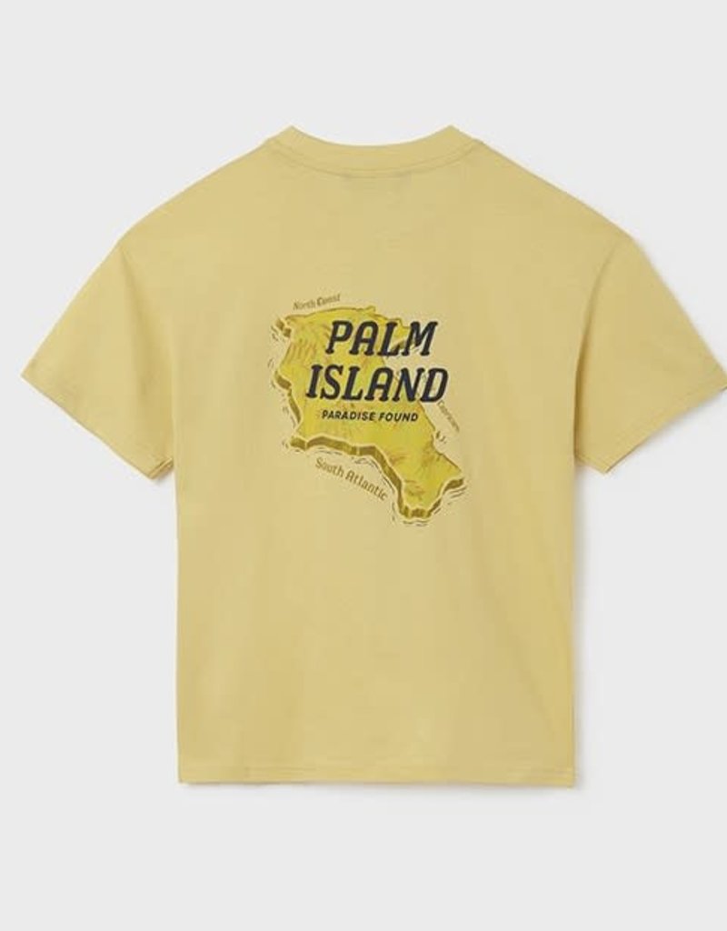 Mayoral t-shirt beige palm island