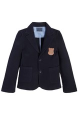 Guess donker blauwe blazer met badge