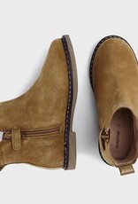 Mayoral camel suede botje met rits