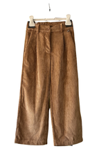 Dixie broek bruin rib wijd