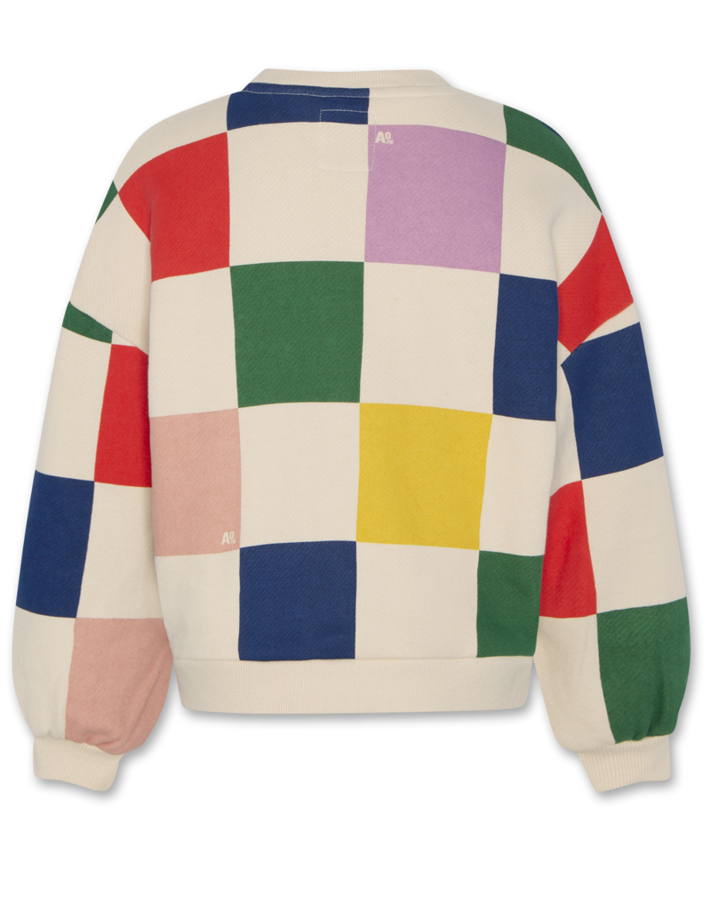 Ao76 sweater multicolor blokken