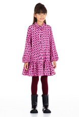 Liu Jo jurk in fuchsia paarse print