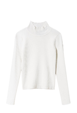 Twinset ecru trui met turtleneck