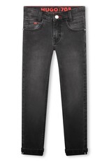 Hugo grijze afgewassen 5-pocket  jeansbroek