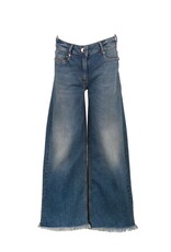 Elsy jeans broek blauw wijdere pijp