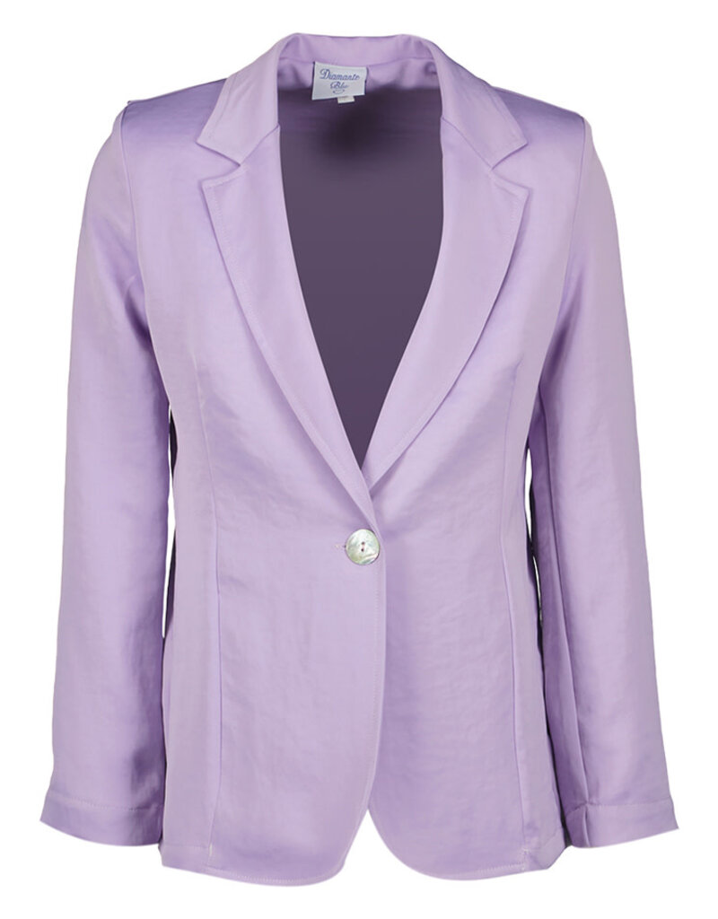 Diamante Blu Soepele lavendel blazer